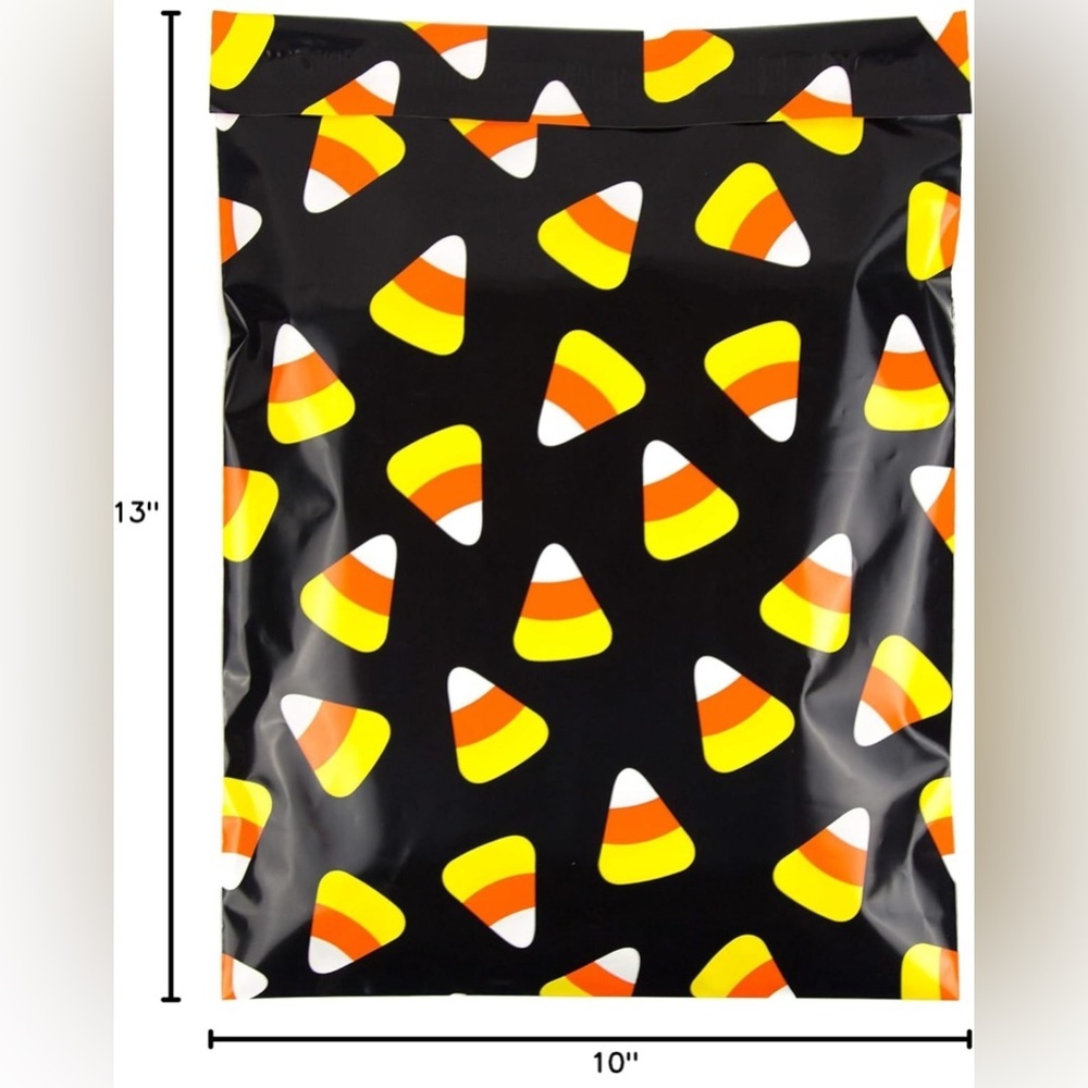 10 Count - 10x13 Polymailers (CANDY CORN) - Picture 6 of 10